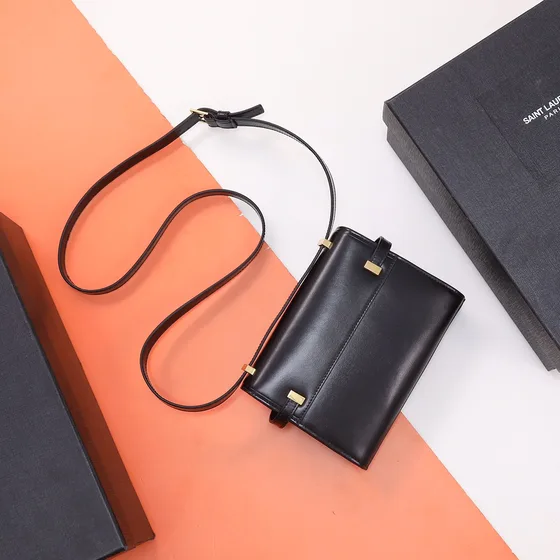 YSL Manhattan Mini Shoulder Bag Black Crossbody