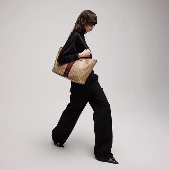 Gucci Ophidia Gg Bolsa tote Bege/Marrom Bolsa tote