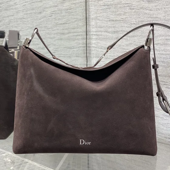Dior Dior Travel Hobo Bag Dark Brown Hobo