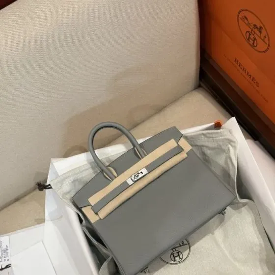 Hermes Birkin Gray Top Handle