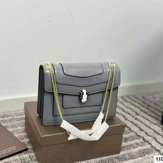 Bvlgari Serpenti Forever Grau Crossbody