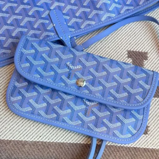 Goyard Saint Louis Pouch Blue Pouch