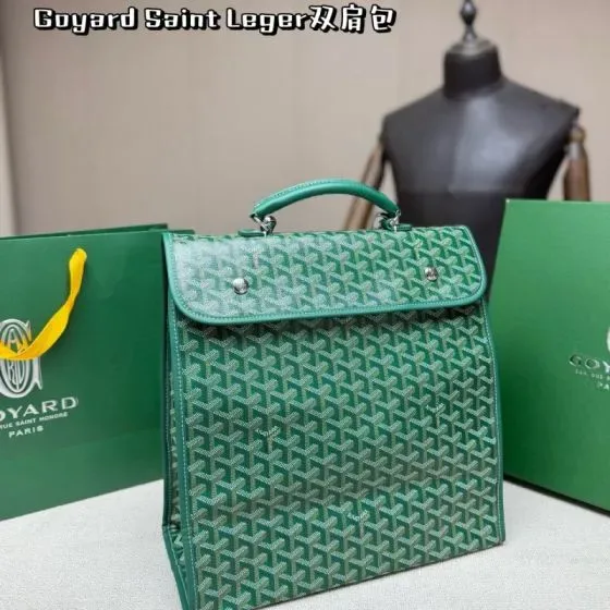 Goyard Saint Leger Green Backpack