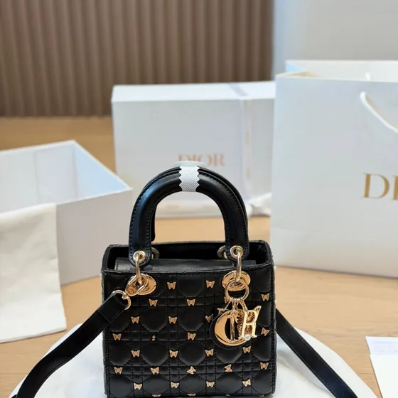Dior Lady Dior Noir Anse supérieure