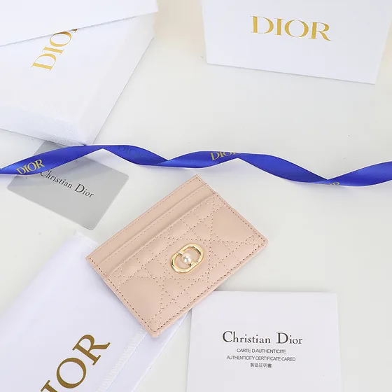 Dior Jolie Card Holder Powder Beige Card Holder