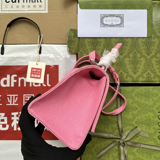 Balenciaga Hourglass Small Alça superior Bag Rosa Alça superior