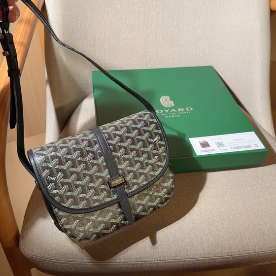 Goyard Belvedere Pm Black Crossbody