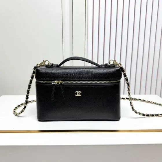 Chanel Vanity Case Black Vanity