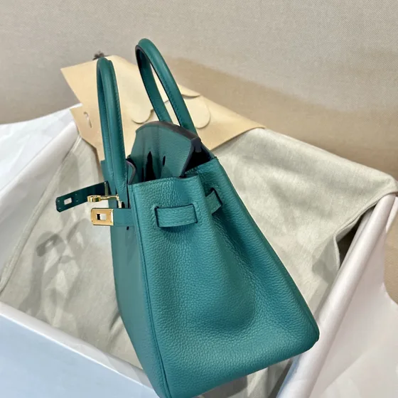 Hermes Birkin Vert Anse supérieure