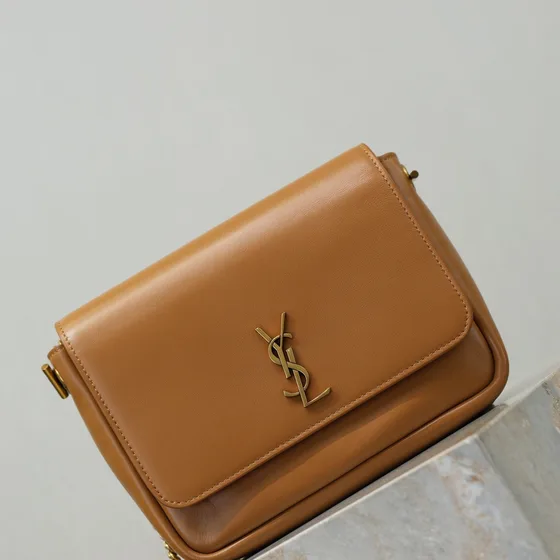 YSL Solferino Small Satchel Caramel Brown Crossbody