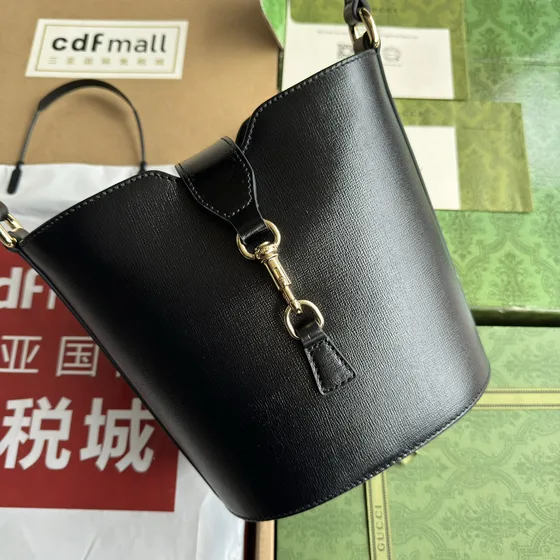 Gucci Jackie 1961 Mini Borsa a secchiello Nero Borsa a spalla