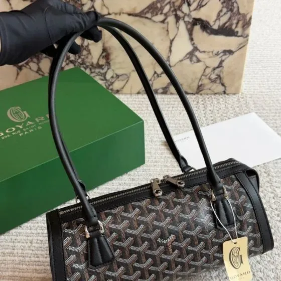 Goyard Saint Martin Black Shoulder Bag