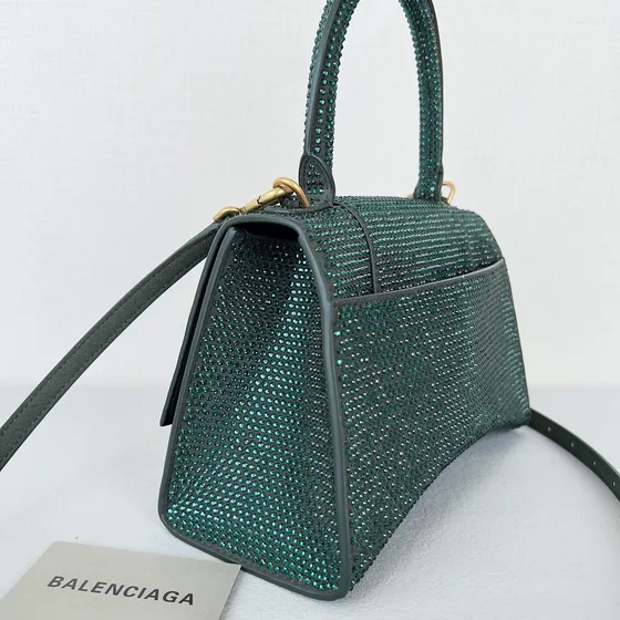 Balenciaga Hourglass Dark Verde Asa superior