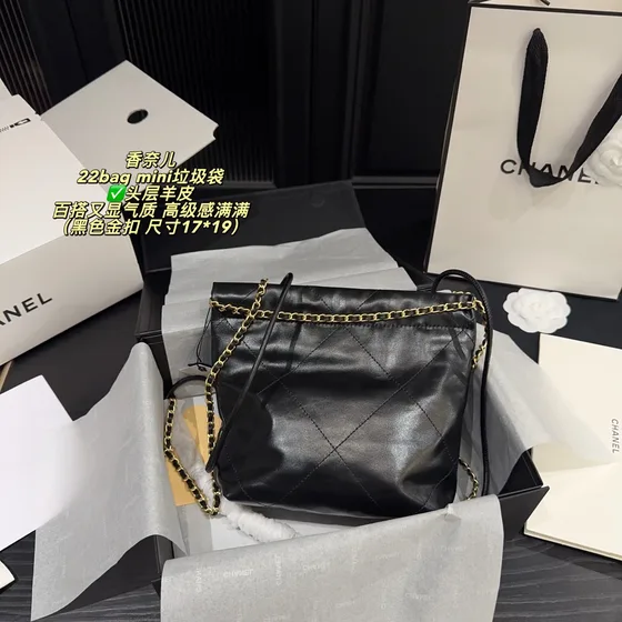 Hermes Chanel 22 Mini Bag Sort 17*19 Hobo