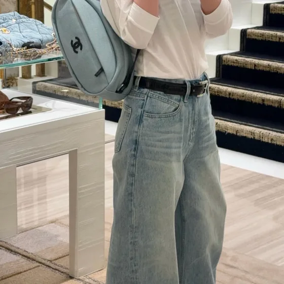 Chanel Waist Bag Light Синий Crossbody