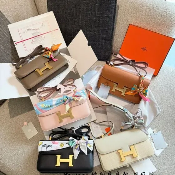Hermes Constance Black Shoulder Bag