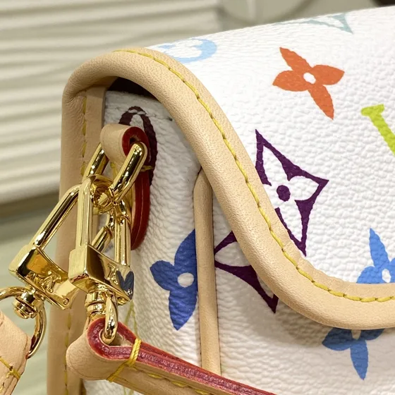 Louis Vuitton Nano Diane Wit Meerkleurig Crossbody