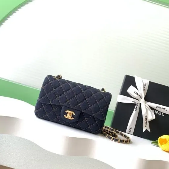 Chanel Classic Flap Navy Blue Flap Bag