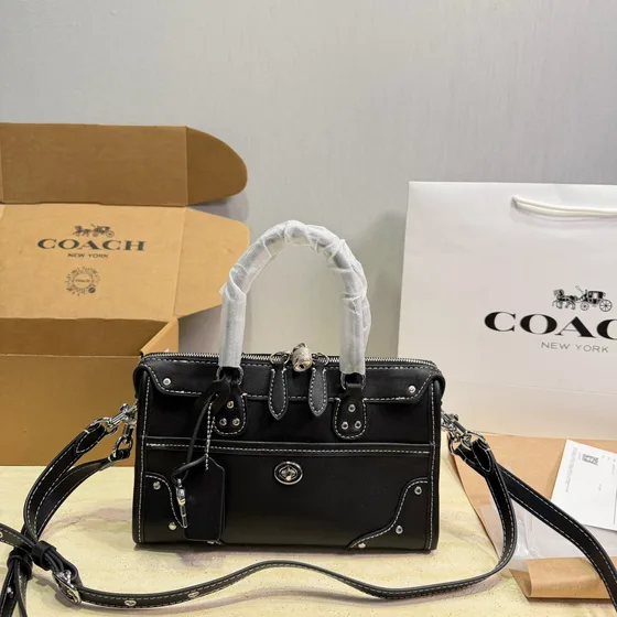 Coach Millie Satchel Hvid Tophåndtag