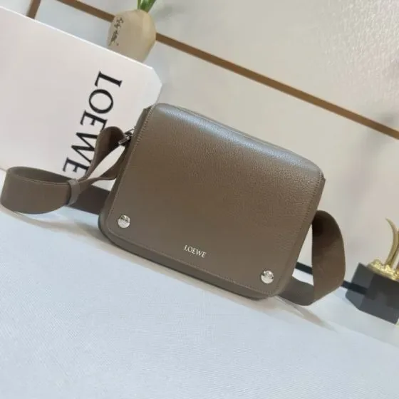 Loewe Pebble Crossbody Bag Taupe Crossbody