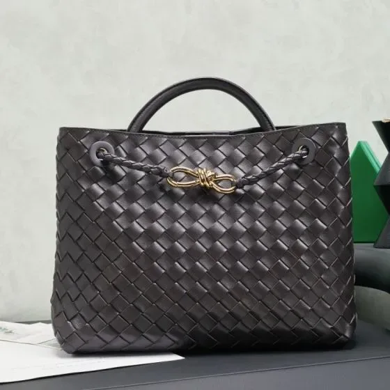 Bottega Veneta Andiamo Bag Dark Grey Top Handle