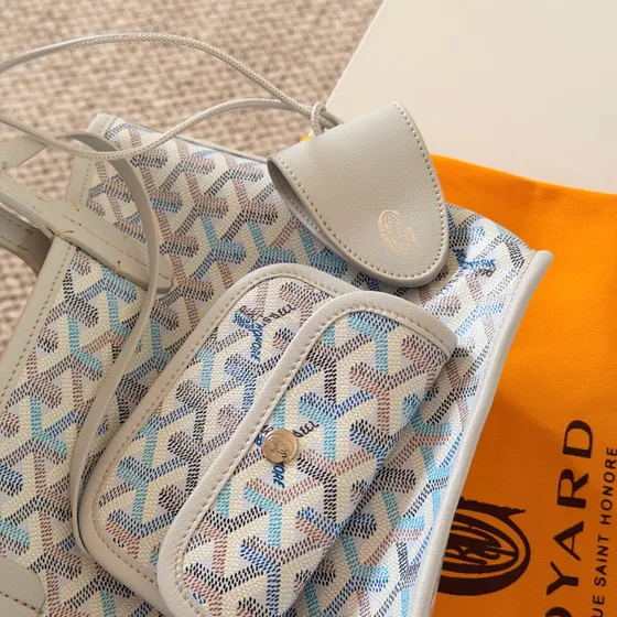 Goyard Saint Louis Mini Light Blå Shoppertasketur