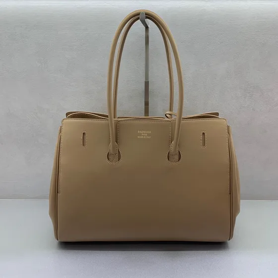 Balenciaga Birkin Shoulder Beige Shoulder Bag
