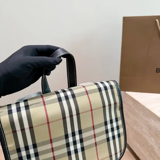 Burberry Vintage Check Backpack Beige Backpack