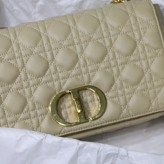 Dior Dior Caro Portaoggetti Beige Crossbody