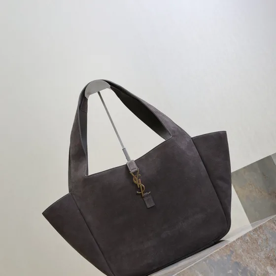 YSL Le 5 À 7 Bea Tote Gray Tote Bag