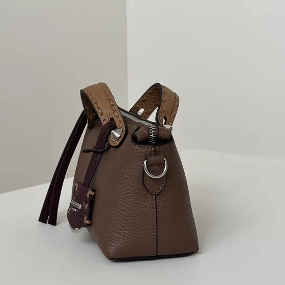 Fendi By The Way Mini สีน้ำตาล Top Handle
