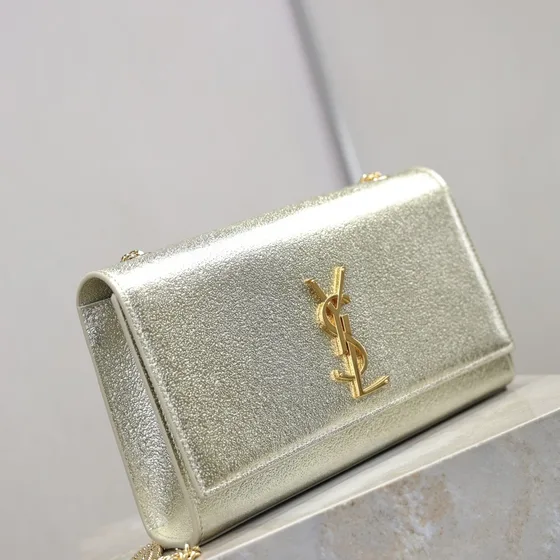 YSL Cassandre Chain Cartera Dorado Woc