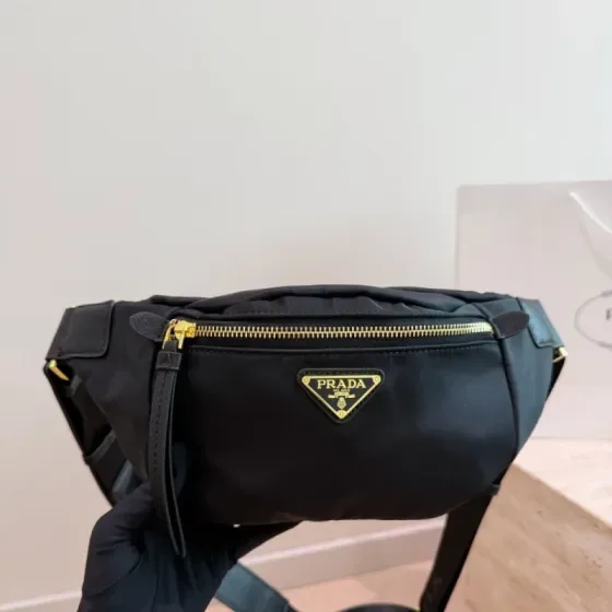 Prada Nylon Belt Bag Black Belt Bag