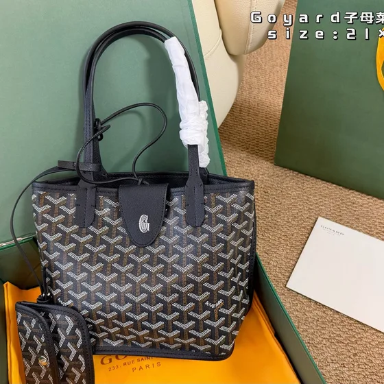 Goyard Anjou Mini Black 21 21 Tote Bag