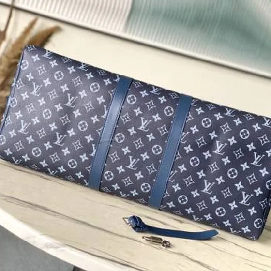 Louis Vuitton Keepall Blå Monogram travel