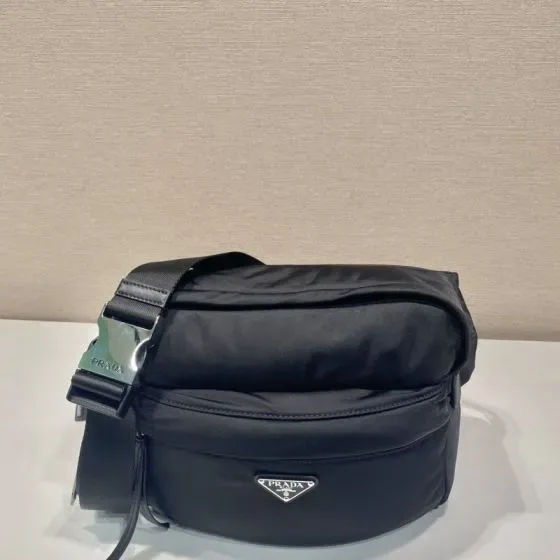 Prada Re-Nylon Shoulder Bag Black Crossbody