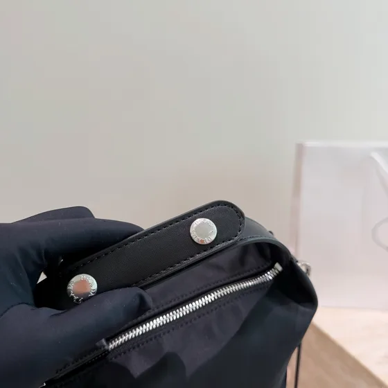 Prada Re-Nylon Mini Top Handle Bag Black Top Handle