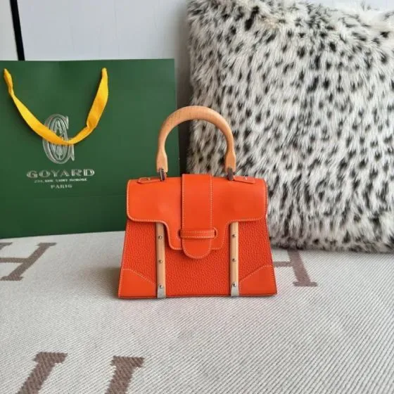 Goyard Sa gon Pm Orange Top Handle