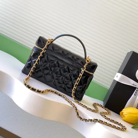 Chanel Vanity Case Bag Noir Vanity