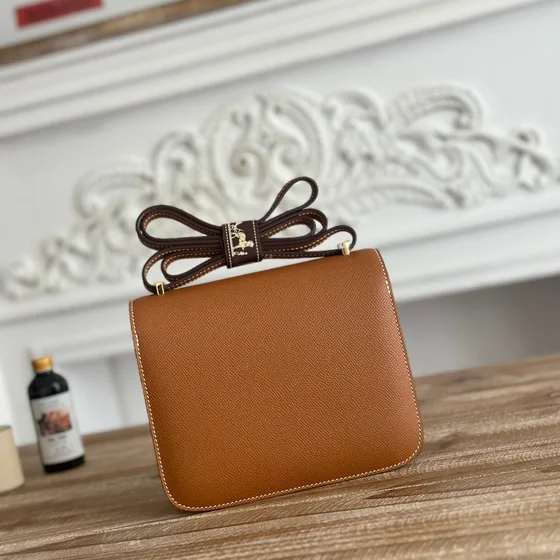 Hermes Constance Coklat(Emas) Crossbody