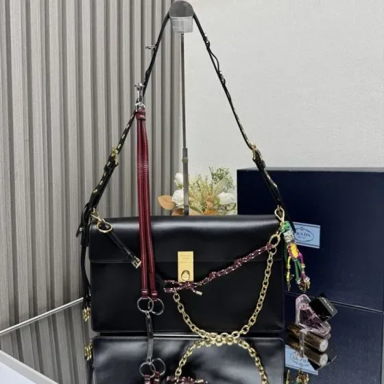 Prada Sound Bag Black Shoulder Bag