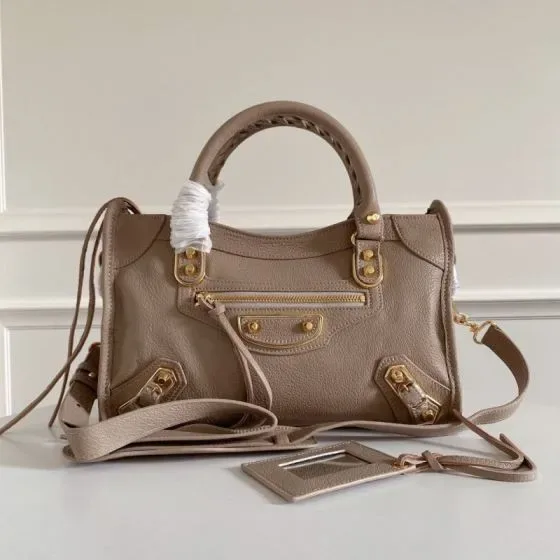 Balenciaga City Small Taupe Top Handle