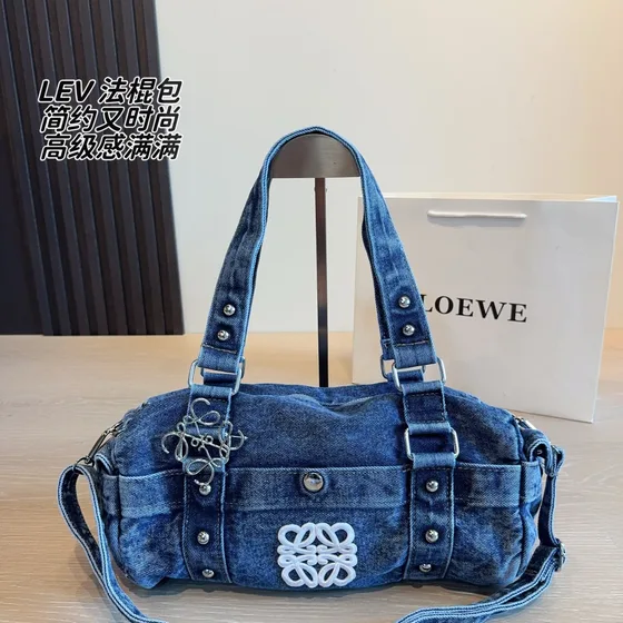 Loewe Lev Bleu Sac épaule