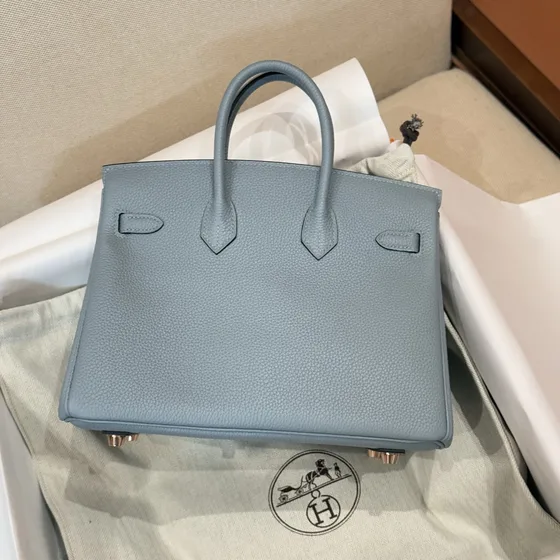 Hermes Birkin Light Biru Top Handle
