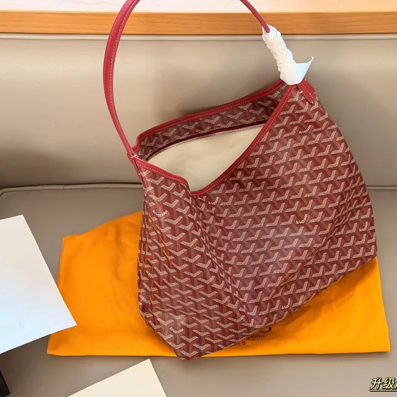 Goyard Hobo Bohème Burgund/Wine Röd Hobo