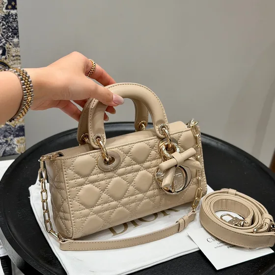 Dior Lady Dior Hvid Tophåndtag