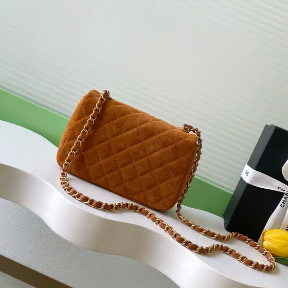 Chanel Classic Flap Brun Flaptasketur