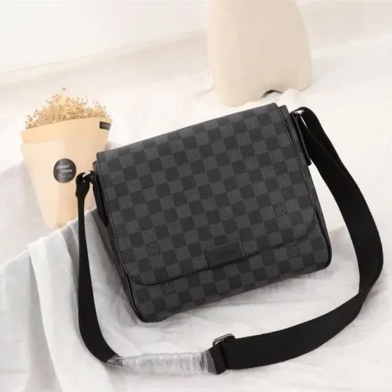 Louis Vuitton District Black Gray Crossbody