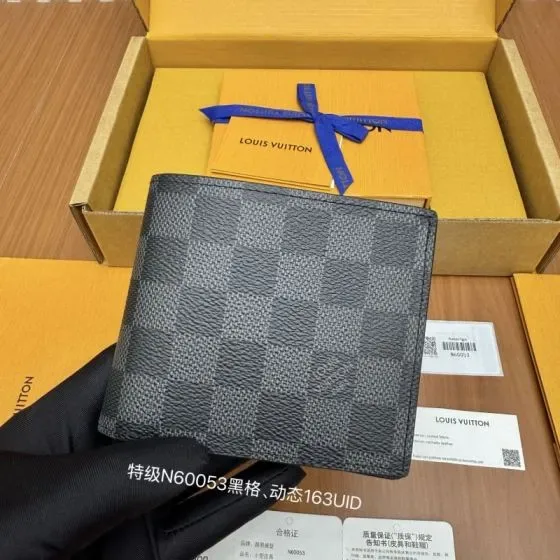 Louis Vuitton Marco Wallet Black Wallet