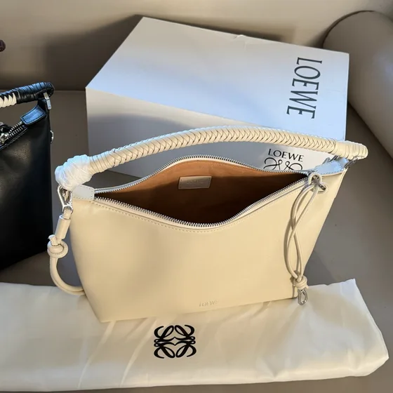 Loewe Small Cubi Bag Hvid Hobo